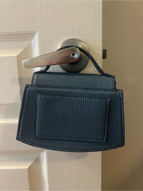 Zara Textured Mini Top-Handle Crossbody Bag